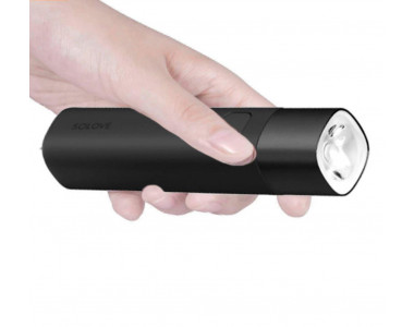Портативный фонарик Xiaomi Solove X3 Portable Flashlight Power Bank black