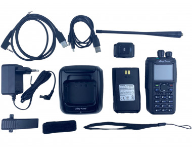 Цифровая радиостанция ANYTONE AT-D878UV II PLUS AES-256, GPS, BLUETOOTH